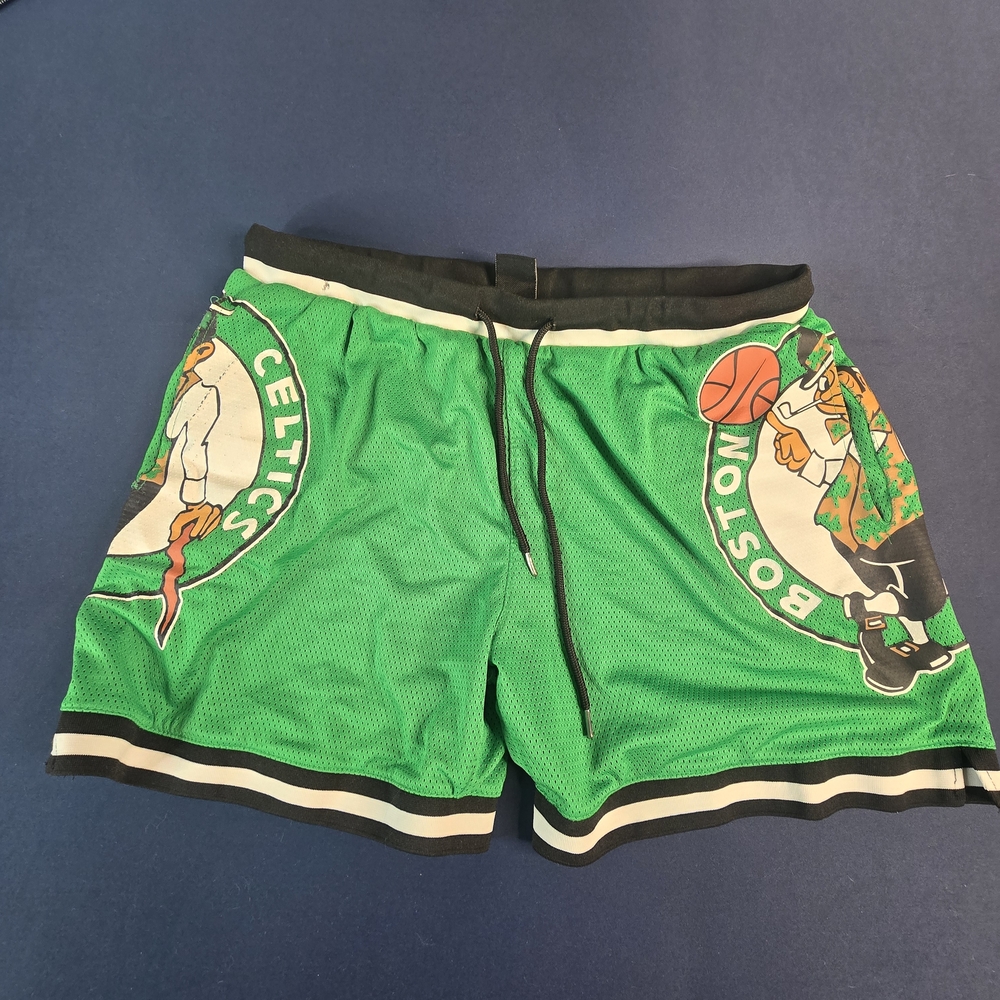 Boston Celtics Green Athletic Men's Shorts